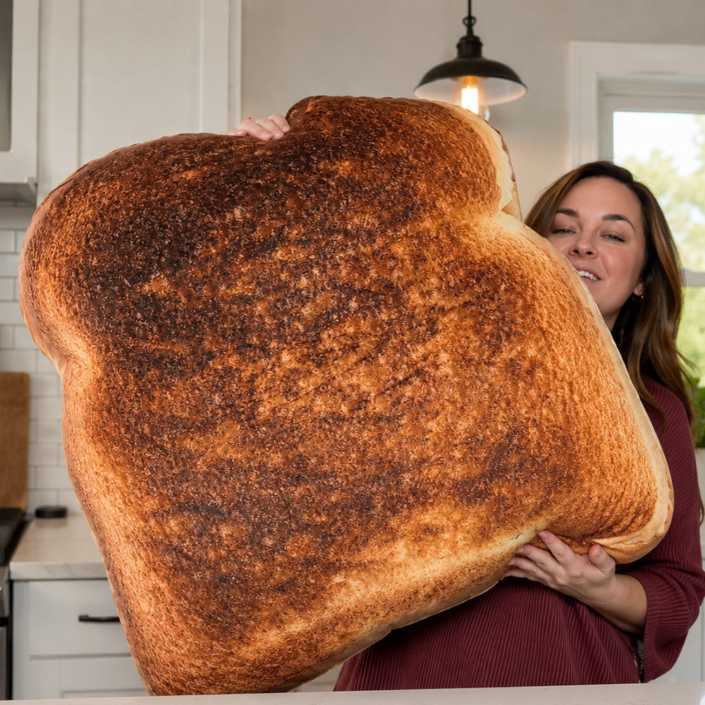 Bread Toast Throw Pillow