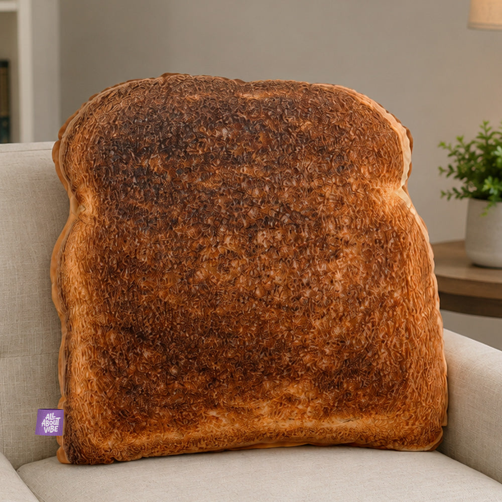 Bread Toast Throw Pillow