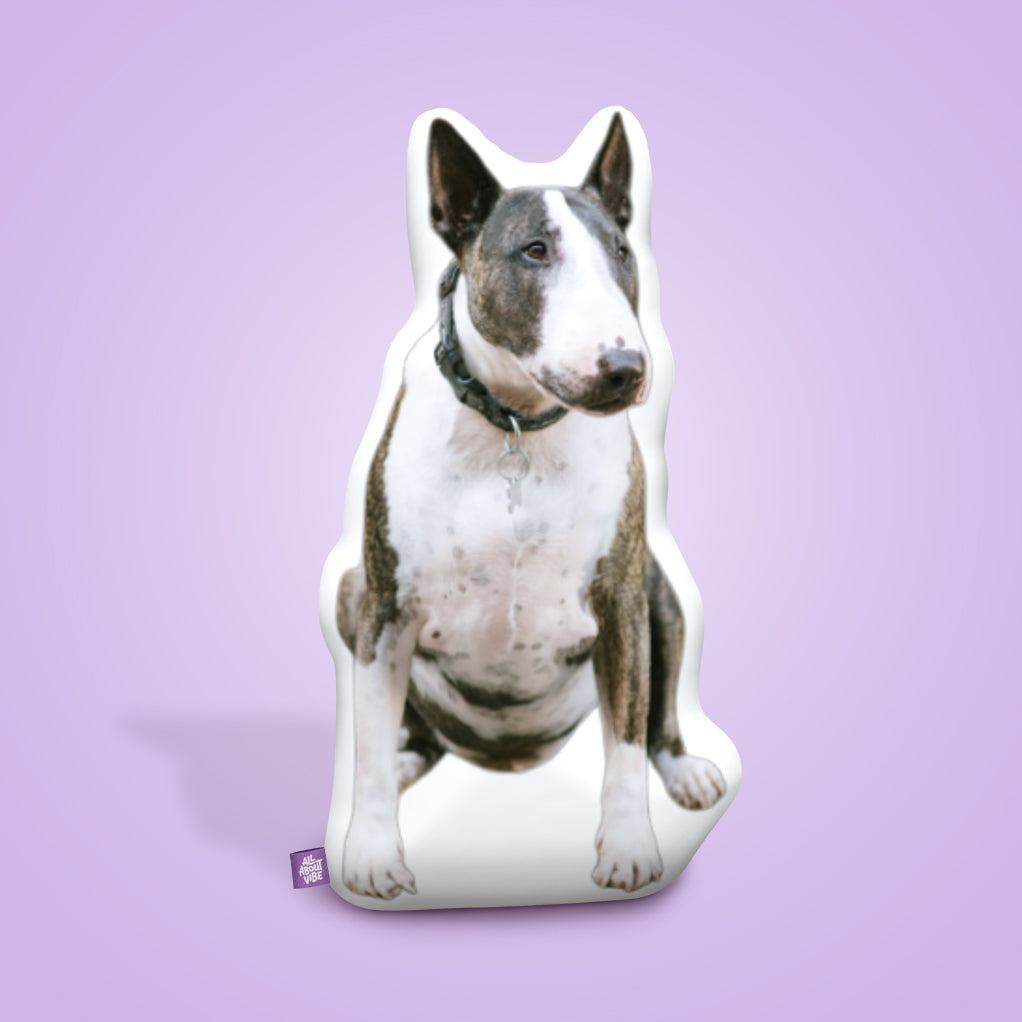 Bull Terrier Throw Pillows