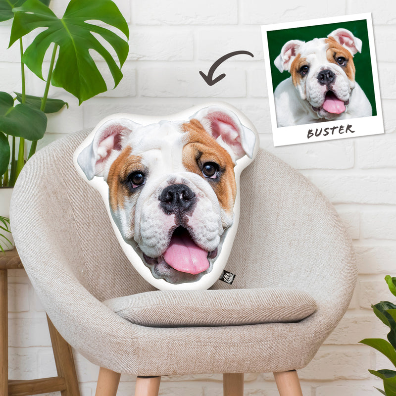 Bulldog Custom Shaped Pillow