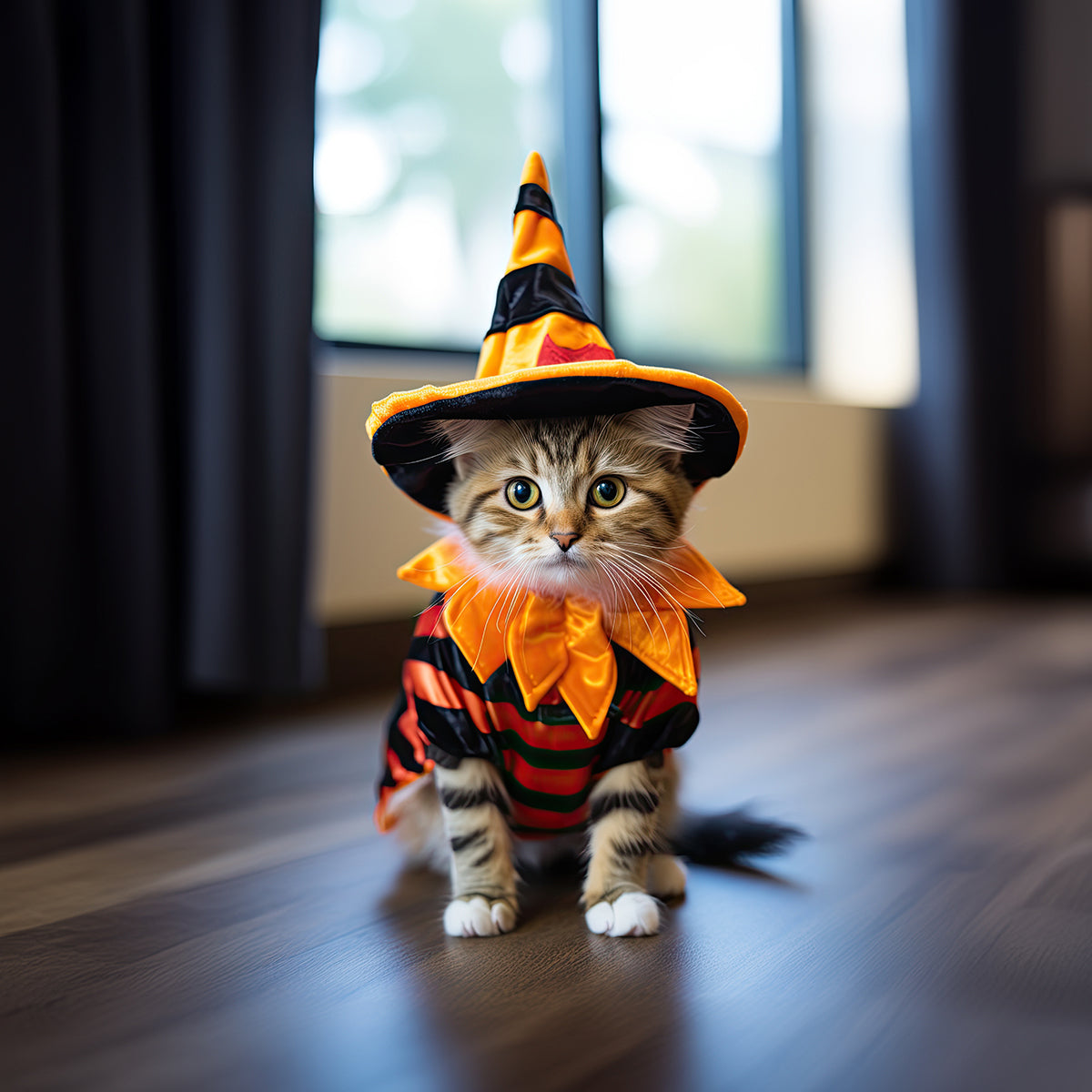 Almohada Decorativa de Halloween con Forma de Gato