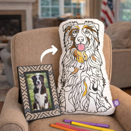 14" Custom Coloring Pillow