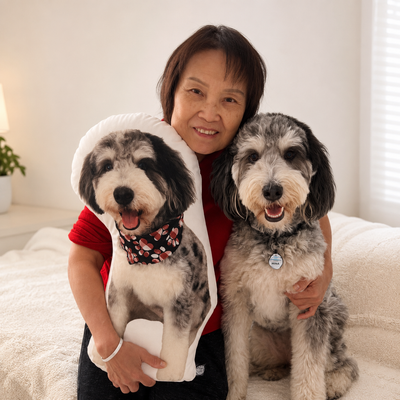 Custom Shaped Dog Pillow