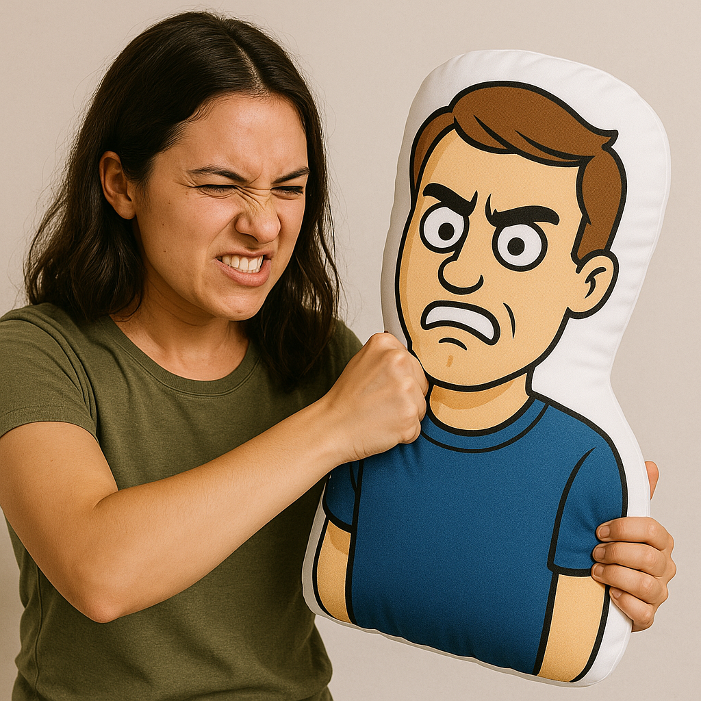 Custom Punch Pillow – The Ultimate Stress Relief Pillow