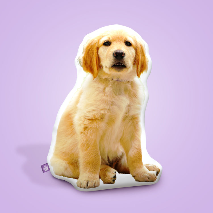 Almohada Personalizada con Forma de Golden Retriever