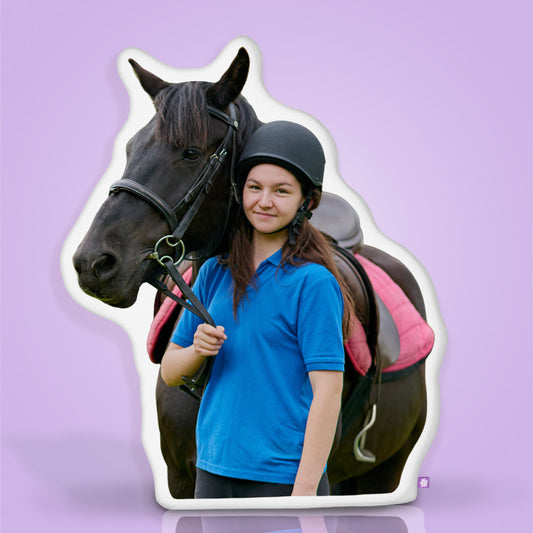 Almohada Personalizada en Forma de Caballo
