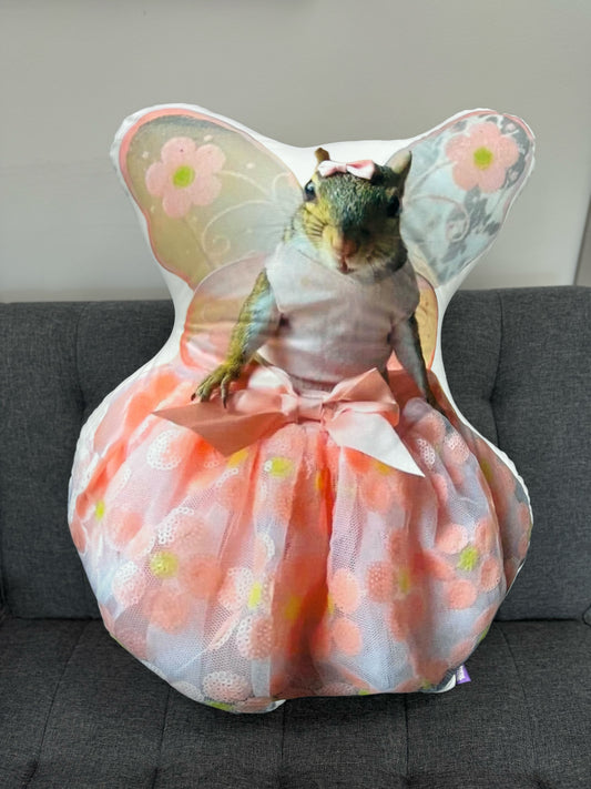 Momo the Squirrel Pillow