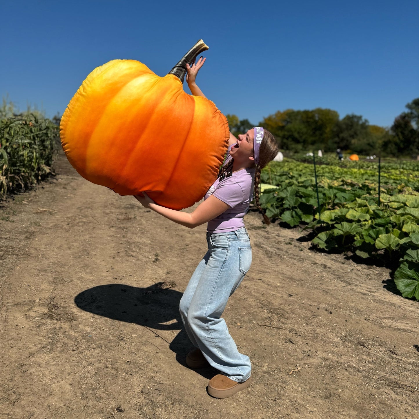 Large Pumpkin Pillow