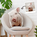 Custom Shaped Pig Pillow