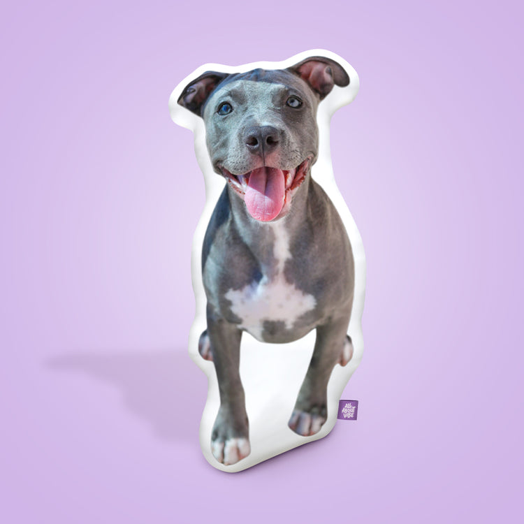 Almohada Personalizada con Forma de Pitbull