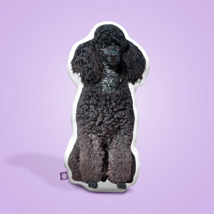 Almohada Personalizada con Forma de Caniche