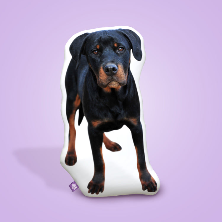 Almohada Personalizada con Forma de Rottweiler