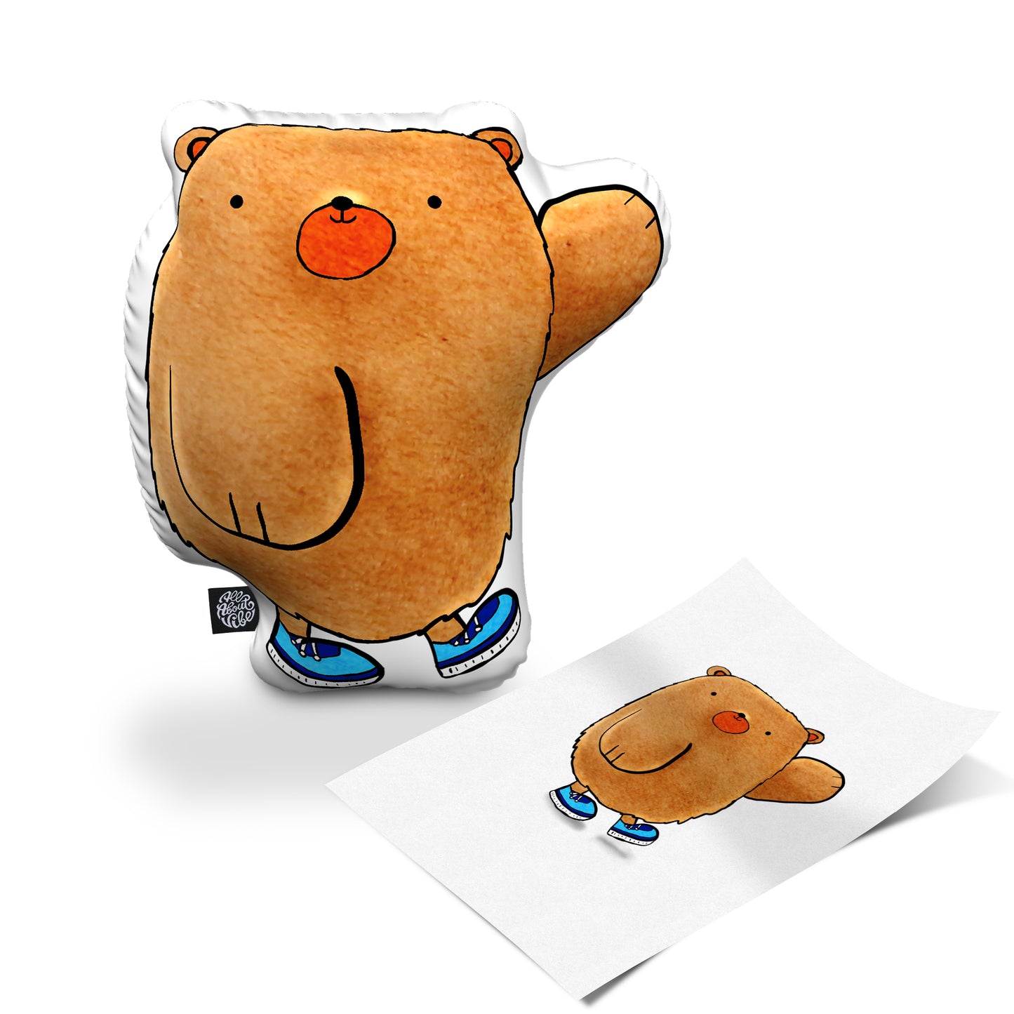 Custom Digital Illustration Pillow