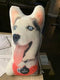 Custom Husky Shaped Dog Pillow