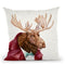 Moose Ac Throw Pillow By Animal Crew