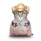 Cowboy Cat Shaped Throw Pillow by Animal Crew - by all about vibe