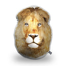 Lion Shaped Throw Pillow by Animal Crew - by all about vibe
