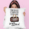 The Bags Under My Eyes Are Designer Throw Pillow By Amanda Greenwood
