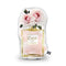 Perfume Bottle Blush Rose Shaped Throw Pillow by Amanda Greenwood - by all about vibe
