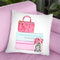 Pink Bag On Shoes Box Throw Pillow By Amanda Greenwood