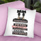 Rose Gold & Black Book Stack With Black Heel Throw Pillow By Amanda Greenwood