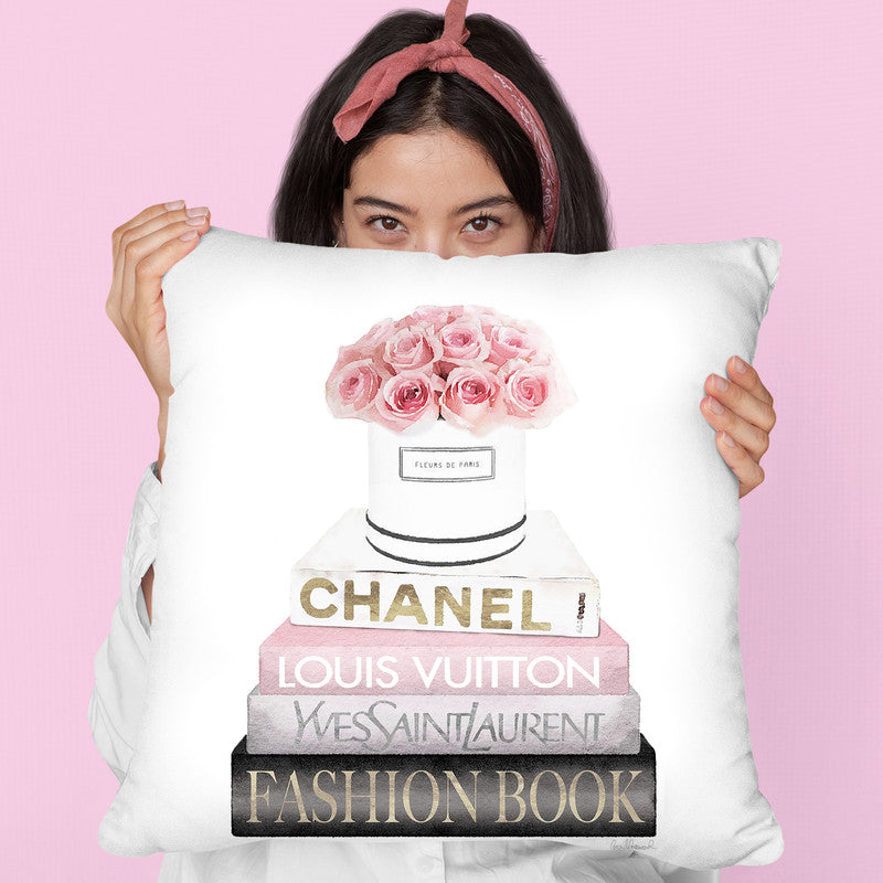 Chanel Urban Pop Art Throw Pillow by James Hudek - Pixels