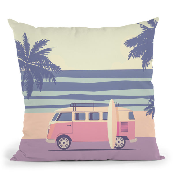 A Tropical Wave Throw Pillow By Andrea Haase