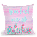 Aloha Throw Pillow By Andrea Haase