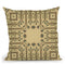 Art Deco Black Gold Viii Throw Pillow By Andrea Haase