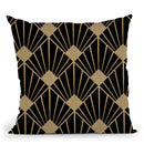 Art Deco Pattern I Throw Pillow By Andrea Haase