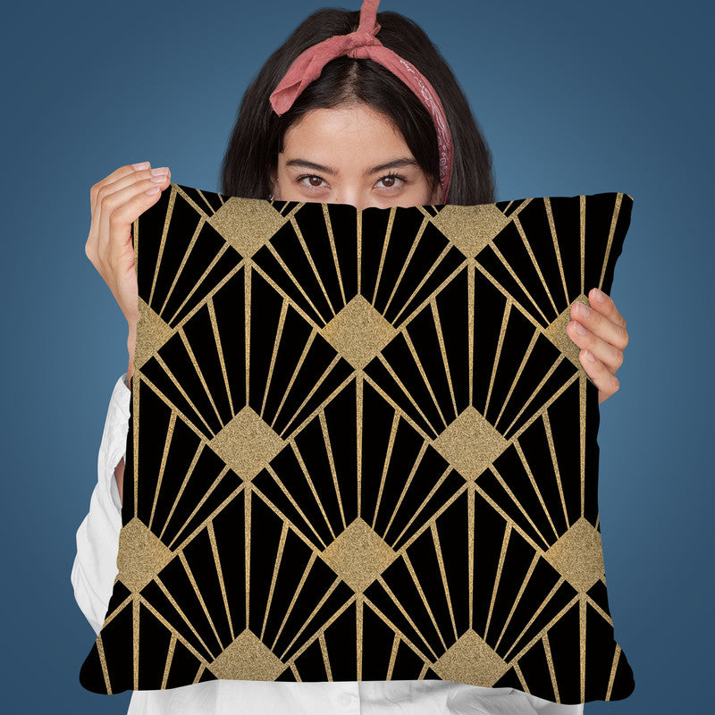 Art Deco Pattern I Throw Pillow By Andrea Haase