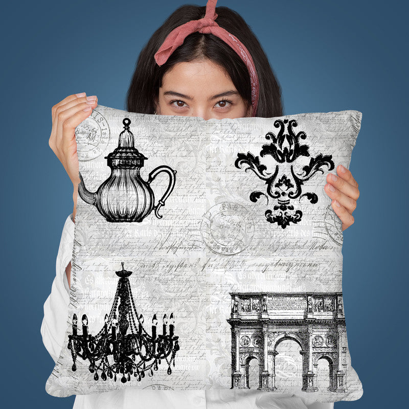 Baroque Iii Throw Pillow By Andrea Haase
