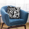 Black And White Odd Shape Throw Pillow By Andrea Haase