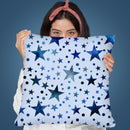 Blue Wc Stars Throw Pillow By Andrea Haase