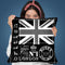 Britain Black And White Throw Pillow By Andrea Haase