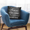 Chalkboard Bonjour Throw Pillow By Andrea Haase
