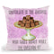Chocolate Question Quote Throw Pillow By Andrea Haase
