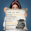 Creating Yourself Throw Pillow By Andrea Haase