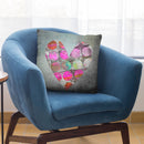 Dotted Heart Throw Pillow By Andrea Haase