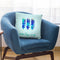 Feather Blue Hope Throw Pillow By Andrea Haase