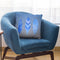 Federn Blue Throw Pillow By Andrea Haase