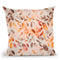 Federn Brown Orange Throw Pillow By Andrea Haase