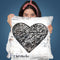 Friends Heart Throw Pillow By Andrea Haase