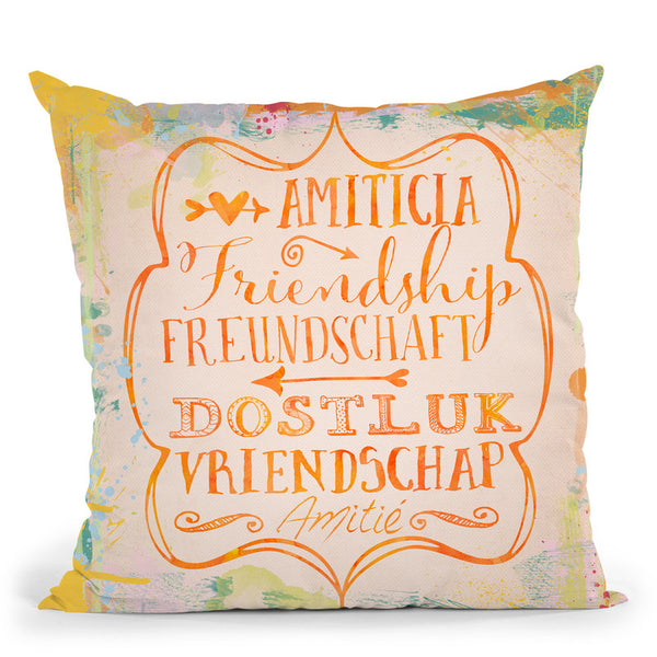Friendship Throw Pillow By Andrea Haase