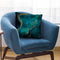 Gemstone Glamour Teal Throw Pillow By Andrea Haase