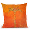 Golen Palm Tree Throw Pillow By Andrea Haase