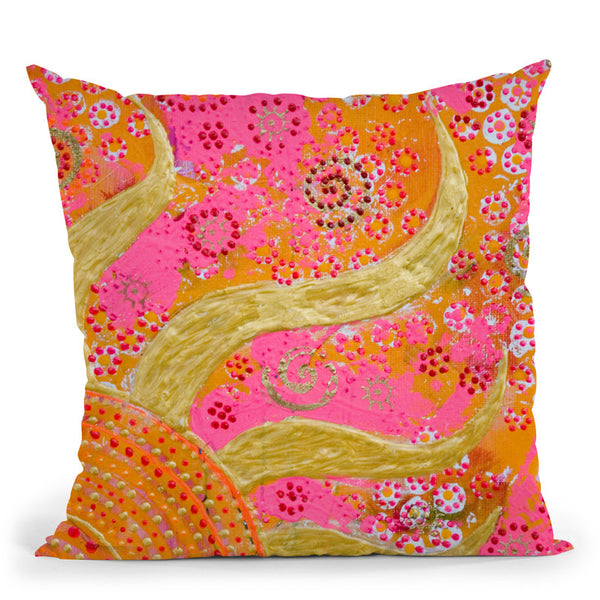 Happy Sun Throw Pillow By Andrea Haase