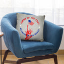 Home Of The Free Throw Pillow By Andrea Haase