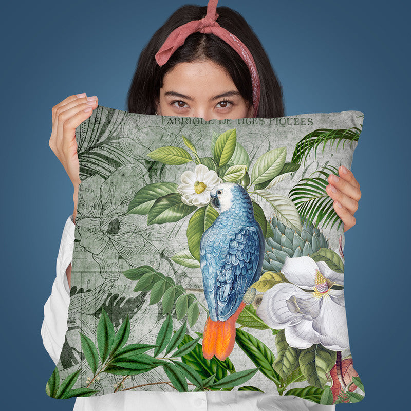 Kingdom Of Birds Throw Pillow By Andrea Haase