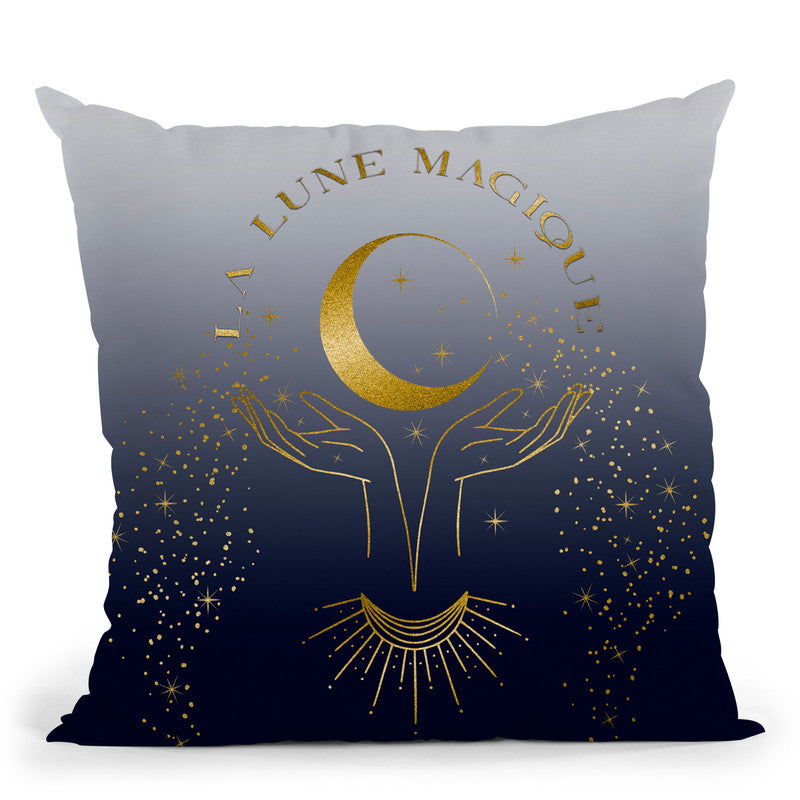 La Lune Magique Throw Pillow By Andrea Haase